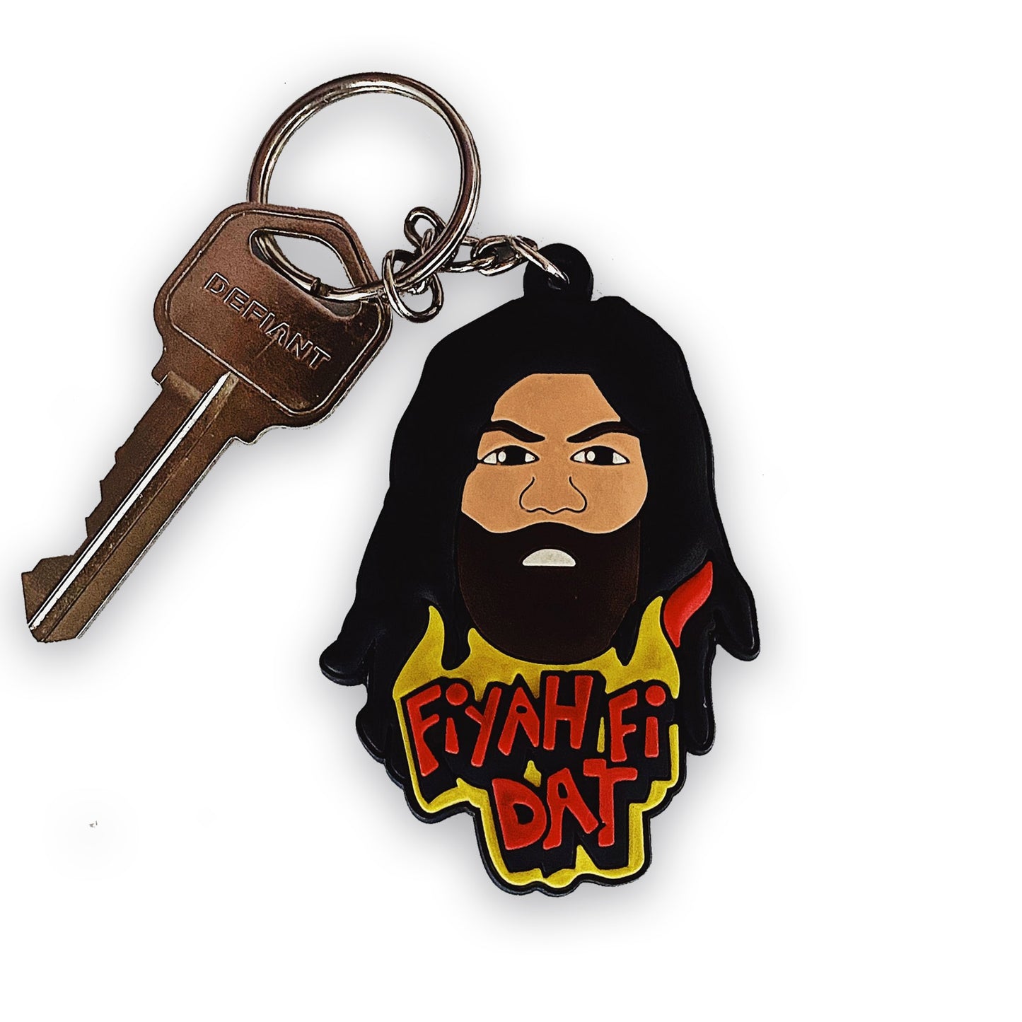 Juice Comedy's "Majah Hype as Di Ras" Key Chain