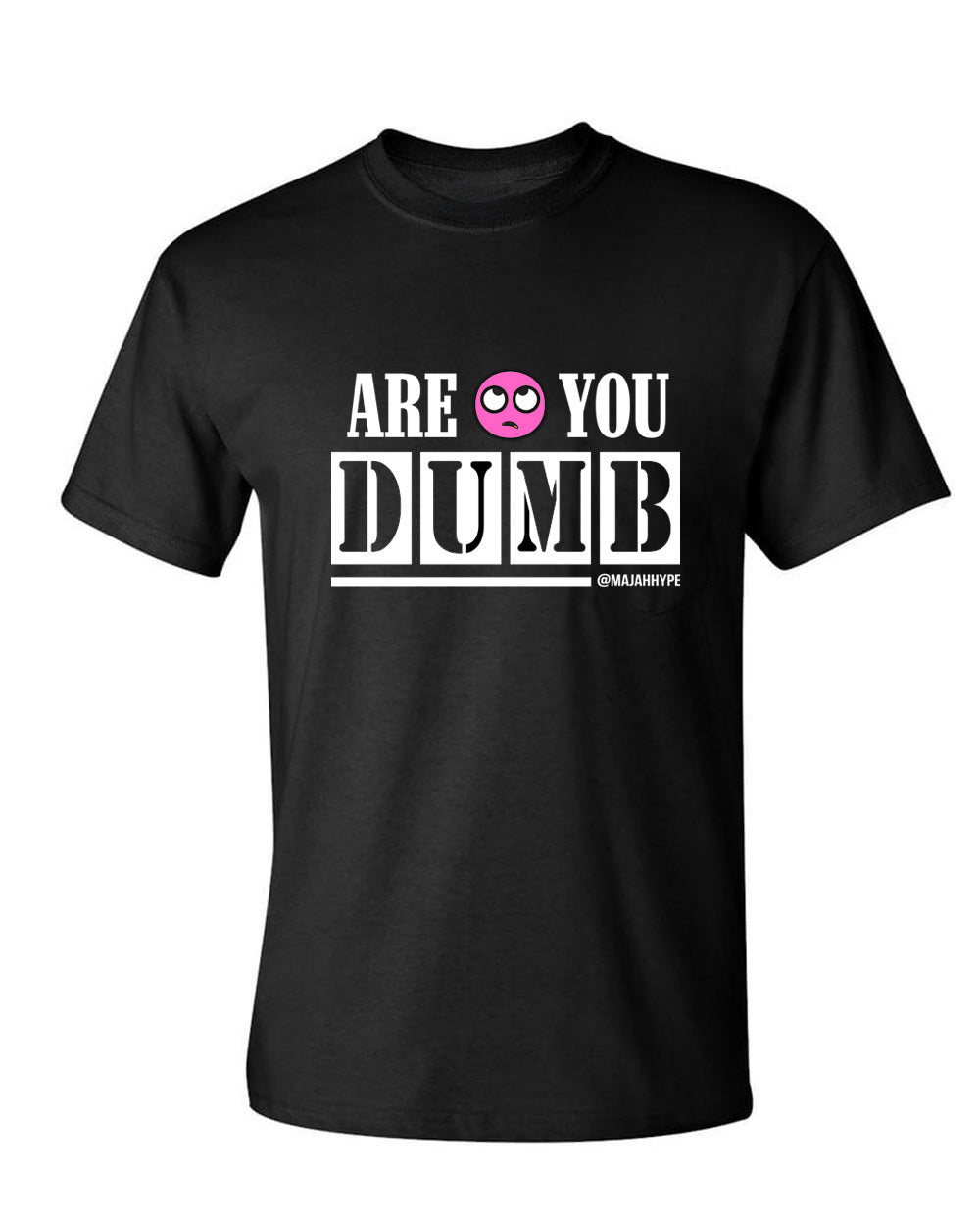 Majah Hype's "Are You Dumb" Emoji Tee