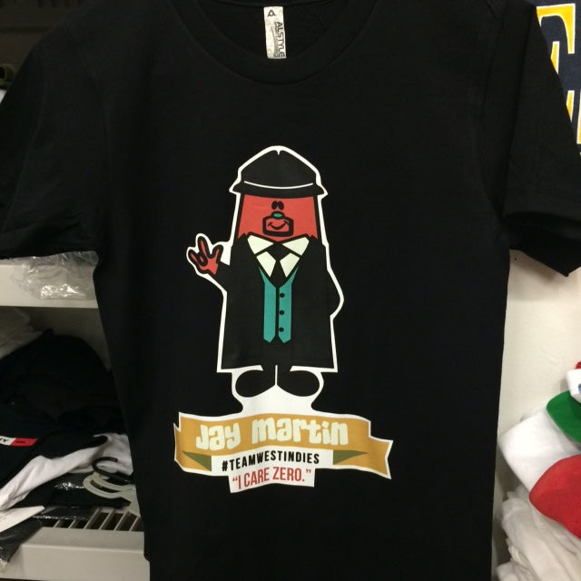Africa vs West Indies "The Social Network" Character Tees